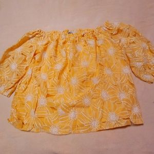 Yellow women's top